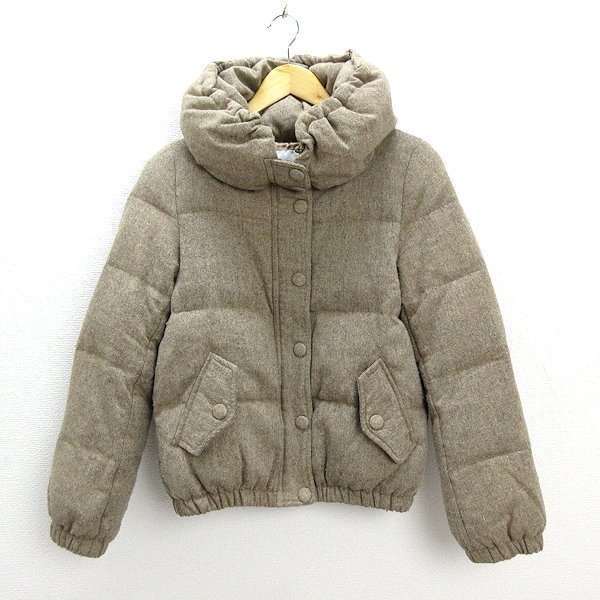 A■ユナイテッドアローズ/UNITED ARROWS B&YダウンジャケットJKT■ベージュ【M】LADIES拍卖