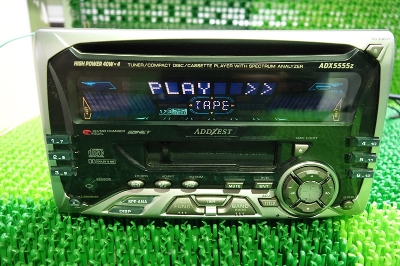 『psi』 アゼスト ADX5555Z 2DINサイズ CD・カセットレシーバー CD・イルミネーション 難有り拍卖