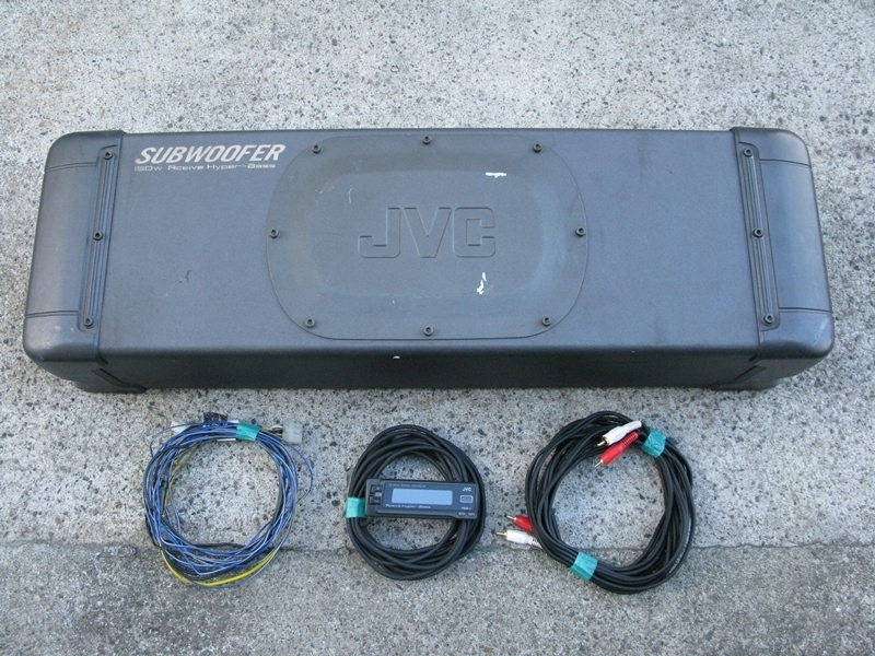 『psi』 JVC CS-DA150 アクティブサブウーファー コントローラー付 動作確認済 当時物 ハイソカー 高速有鉛 JDM拍卖