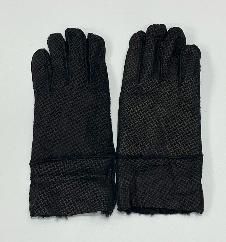 アウトレット新品★ムートン手袋レディース レザーグローブ リアル本革 保温防寒拍卖