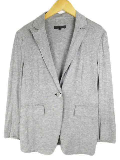 アイシービー iCB ジャケット テーラード ジャージー 1B グレー S拍卖