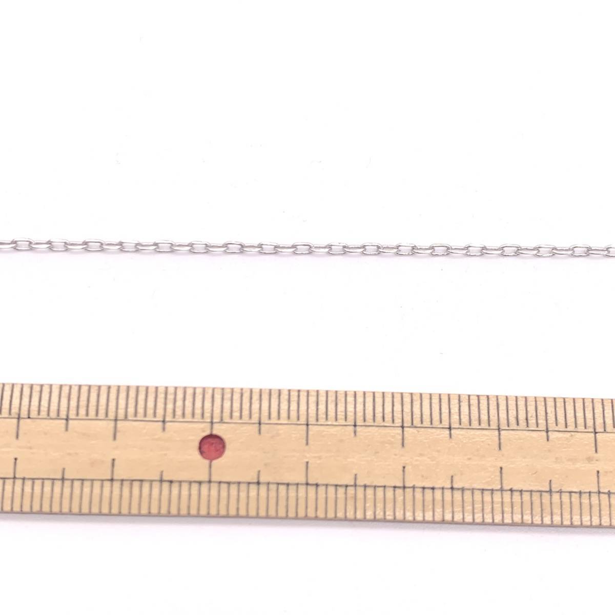 S045-S ニッケルフリー 極細 ロングクロスチェーン シルバー 3mm×1.5mm 2メートル拍卖