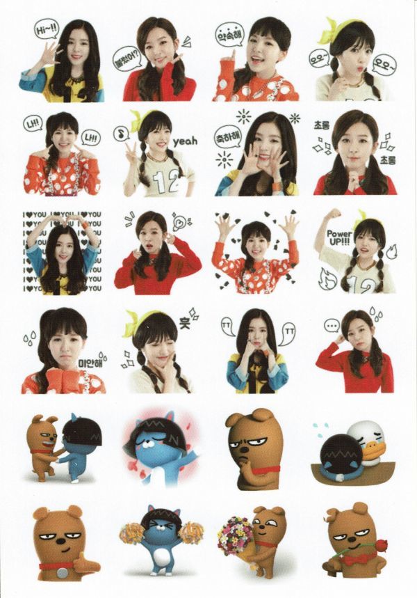 韓国 K-POP ステッカー シール Red Velvet A拍卖