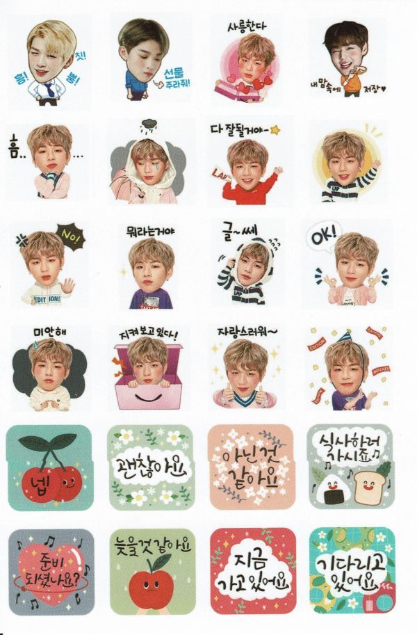 韓国 K-POP ステッカー シール Wanna One C拍卖