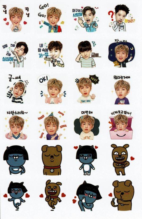 韓国 K-POP ステッカー シール Wanna One A拍卖