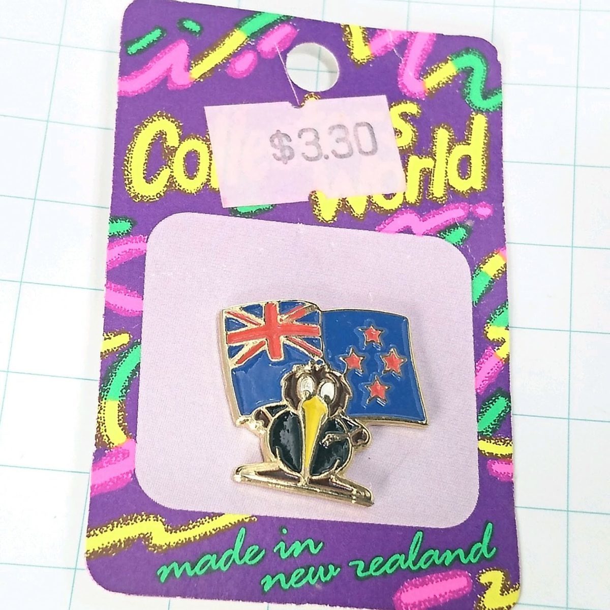 送料無料)未使用 キウィ鳥 旅行記念 ニュージーランド輸入アンティーク ピンバッジ PINS ピンズ A05984拍卖