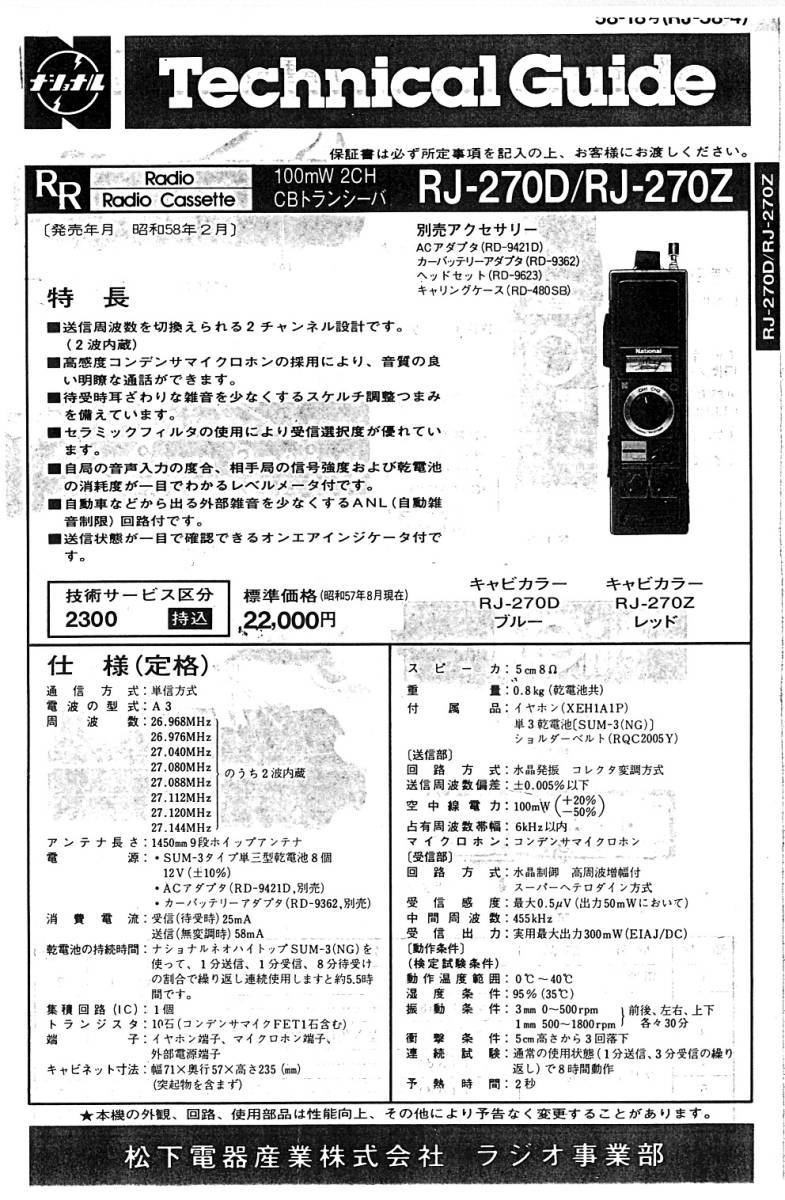 BCL★ベリカード★RADIO WAVES★ニュージーランド+おまけ★National★2ch・100mW・CBトランシーバー★RJ-270D/270Zテクニカルガイド付拍卖