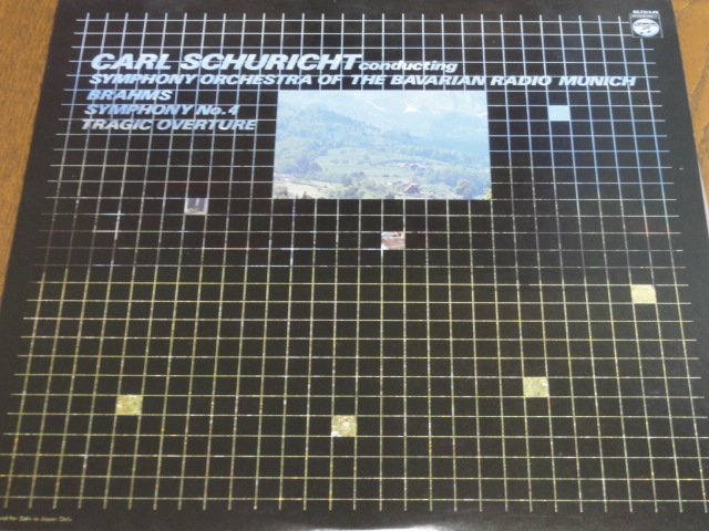 ブラームス 交響曲第4番 悲劇的序曲 シューリヒト指揮バイエルン放送交響楽団 日コロンビア 美品拍卖