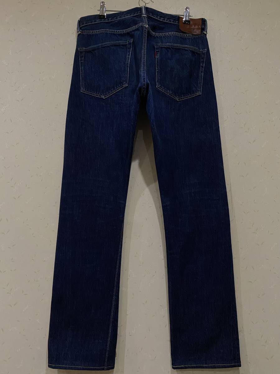 ※FULLCOUNT&CO フルカウント Lot 1110Z セルビッチ デニムパンツ 日本製 濃紺 33 BJBB.B拍卖