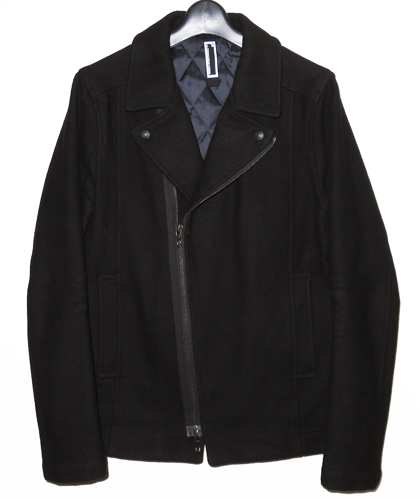 ripvanwinkle 14AW メルトンライダースジャケット 4 定価63,180円 アールリップヴァンウインクル r LA PROVOCAZIONE ETERNA拍卖