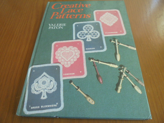 洋書ボビンレースパターン ブルージュレース トーションレース テクニック トランプデザイン 花 ツリー Creative Lace Patterns拍卖
