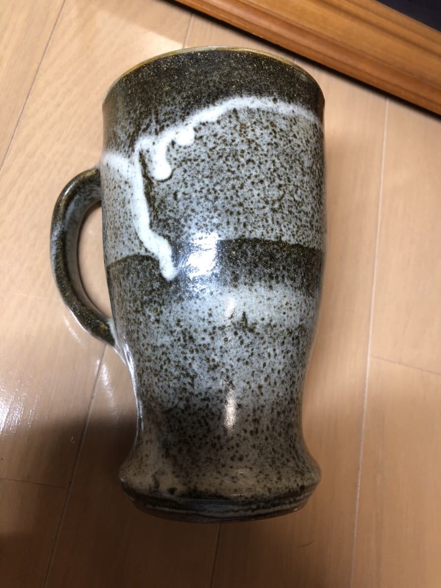 益子焼 マグカップ ビアマグ 掛分釉 ピッチャー 濱田庄司?拍卖