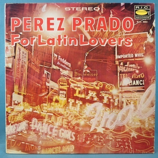 ■R.I.C.レコ 重量厚盤 ★PEREZ PRADO/FOR LATIN LOVERS★送料無料(条件有り)多数出品中!★オリジナル名盤■拍卖