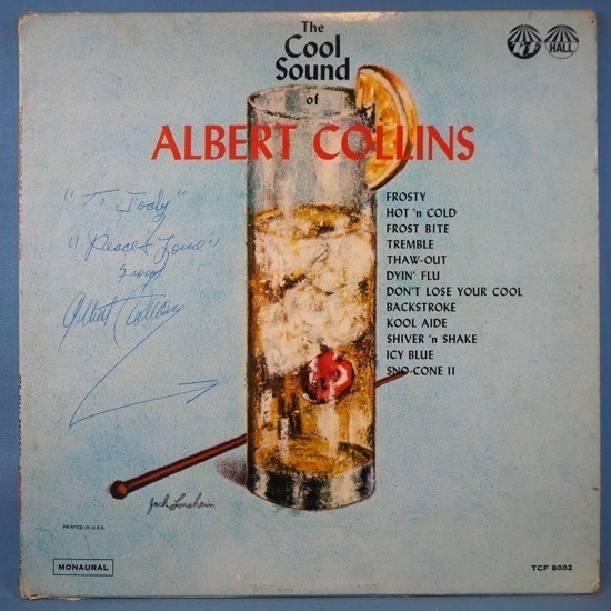 ■本人のサイン入り! TCF HALL!★ALBERT COLLINS/COOL SOUND★送料無料(条件有り)多数出品中!★オリジナル名盤■拍卖
