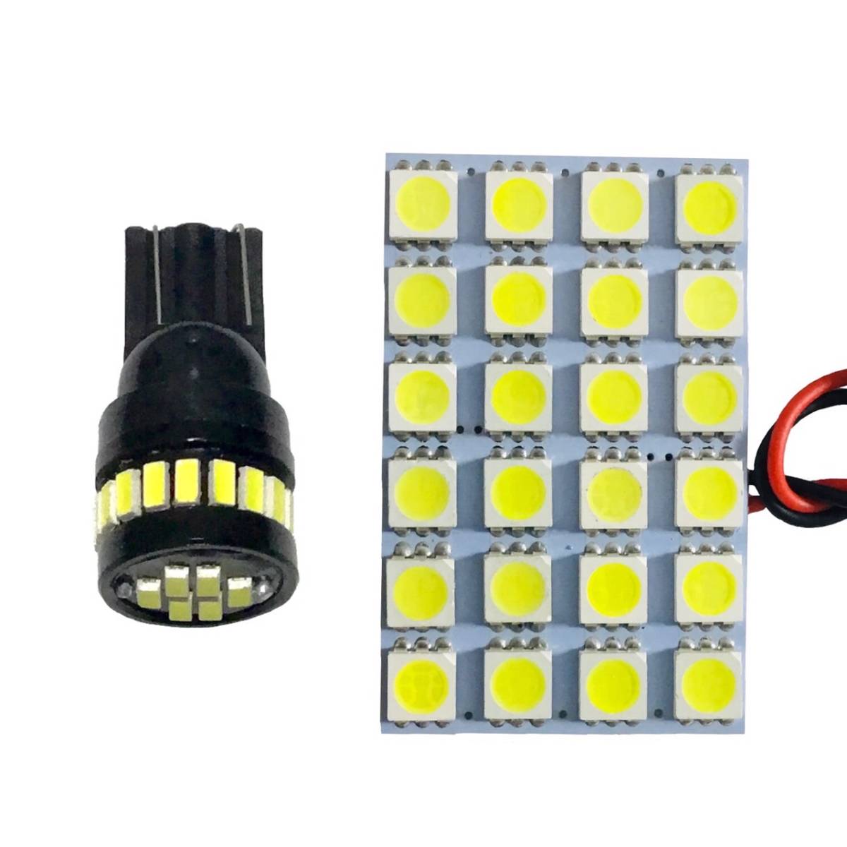 ルームランプ ジムニー シエラ JB74W MC後 スズキ 超爆光 基盤 ウエッジ球 純正球交換用LEDライト ホワイト 2個セット拍卖