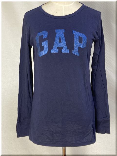 ☆★GAP ギャップ 濃紺色 長袖 カットソー XSサイズ★☆拍卖