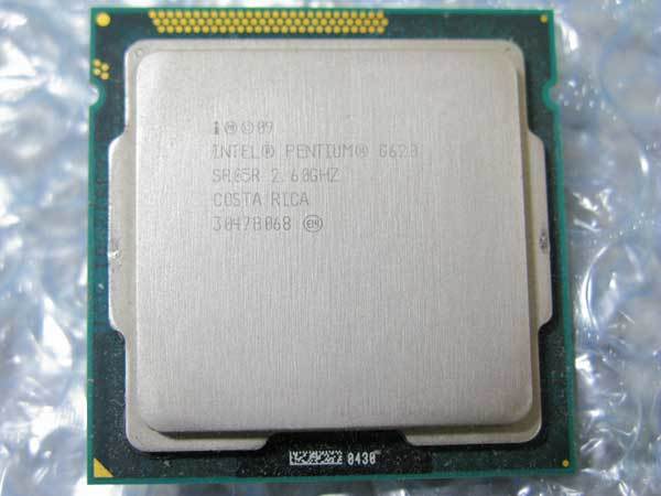 Pentium G620 2.6GHz 3MB LGA1155 2C/2T Sandy Bridge クリックポスト可拍卖
