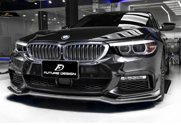 ◆BMW G30/G31 5シリーズMスポーツ用 End Cc仕様 フロントカーボンスポイラー/カーボンリップ/バンパーリップ/520/523/535/M550/540拍卖