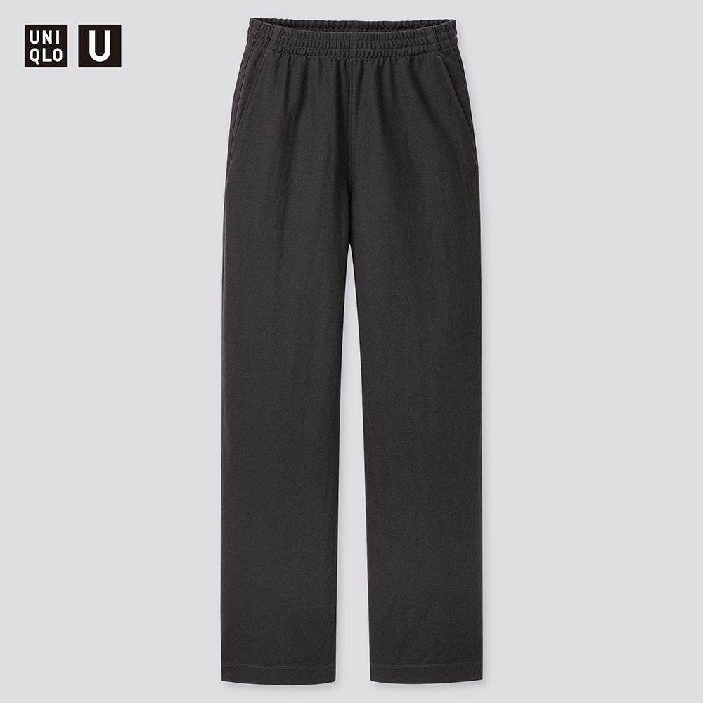 【新品・M・ダークグレー】ユニクロ×ルメール■Uniqlo U ユニクロユー ツイルジャージーイージーパンツ 素材もはき心地もリラックス感◎拍卖