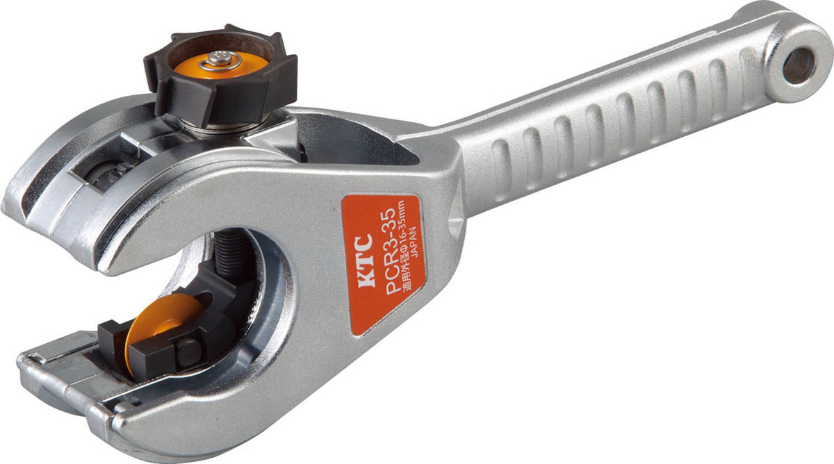 KTC ラチェット パイプカッタ PCR3-35 パイプ カッター 切断能力 3.2mmまで 鋼管 10A~25A 1.5~3.0mm ステンレス 鋼管 15A~25A拍卖