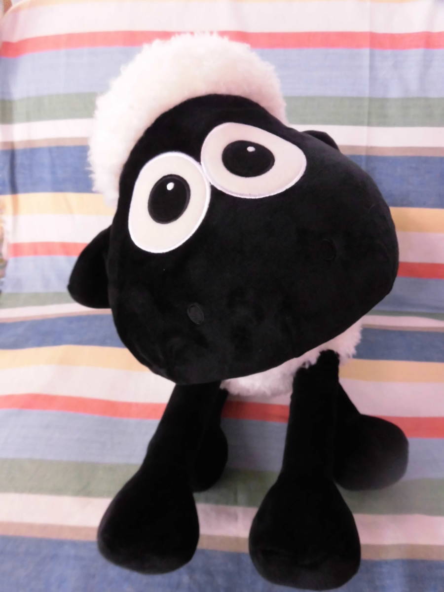 ●即決!送料無料●高さ約41㎝●未使用タグ付き●ひつじのショーン●ベビーショーン スクっとリボン超BIGぬいぐるみ●拍卖