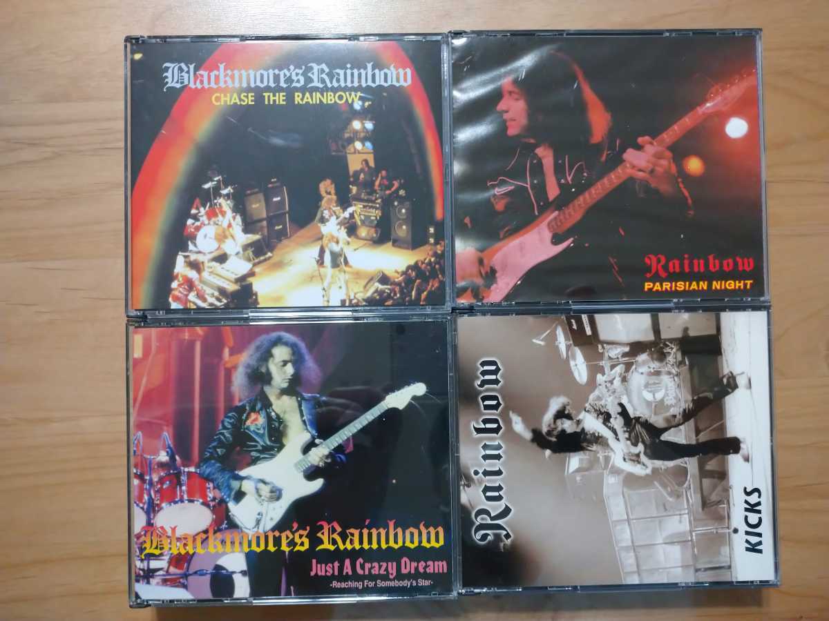 ★RAINBOW レインボー★Kicks Australia 1977★Parisian Night Paris 1977等★8CD★中古品★ジャケットよれ有り★中古レコード店購入品拍卖