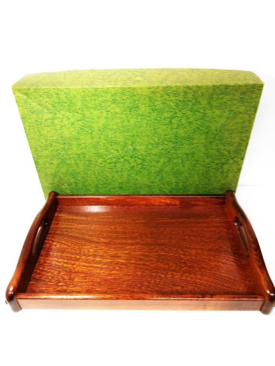 小田原塗 漆器 木製 長角盆 お盆 盆 手付 漆塗 角盆 賞状 膳 配膳 懐石 美品 (検索) 会席 トレー 茶道 茶道具 茶器 拍卖