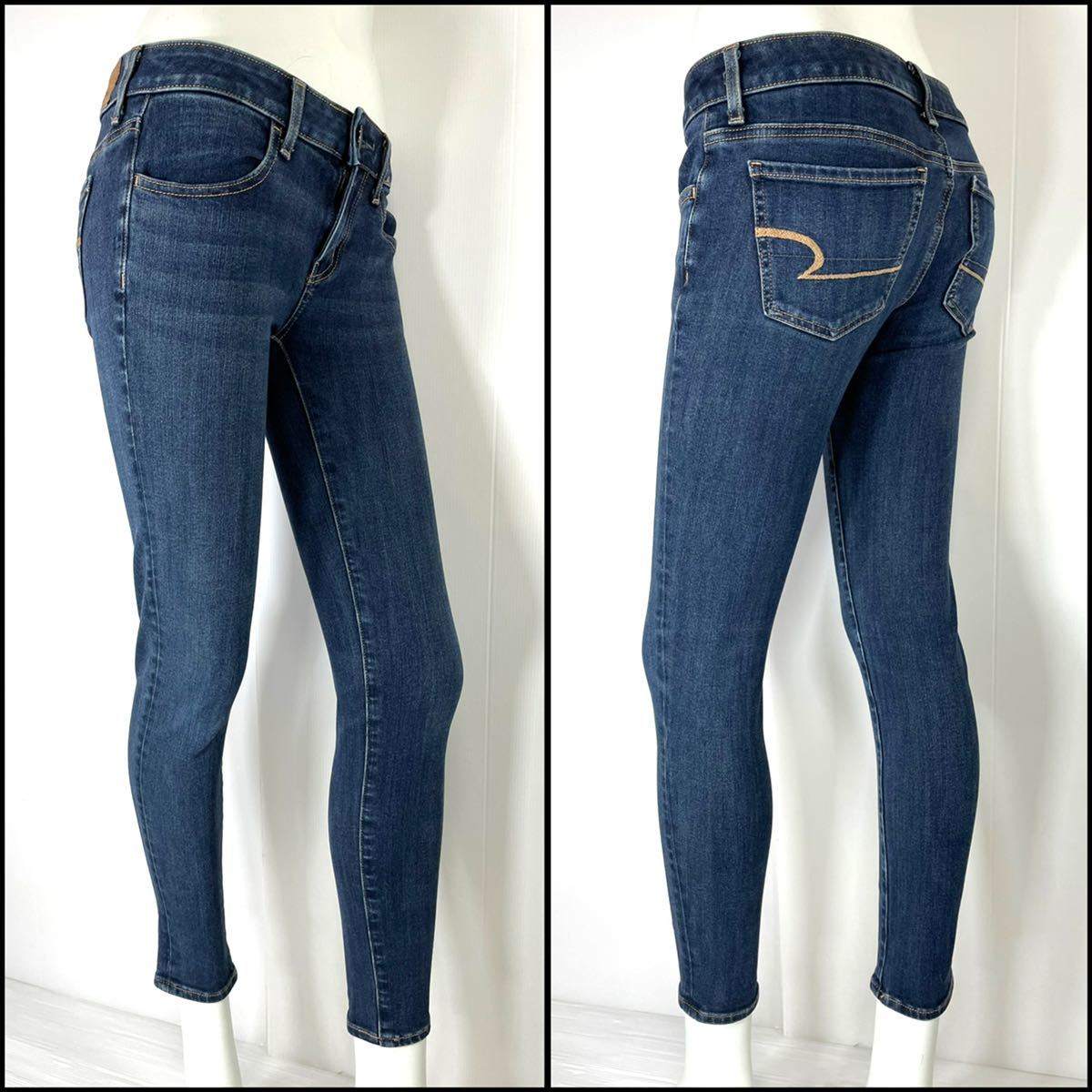 アメリカンイーグル ジェギング スーパーストレッチ US00 Sサイズ 66cm拍卖