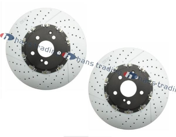 ベンツ W211 W212 E63AMG W219 CLS63AMG フロントブレーキローター 左右 純正品 フロントブレーキディスク 新品 219-421-0212拍卖