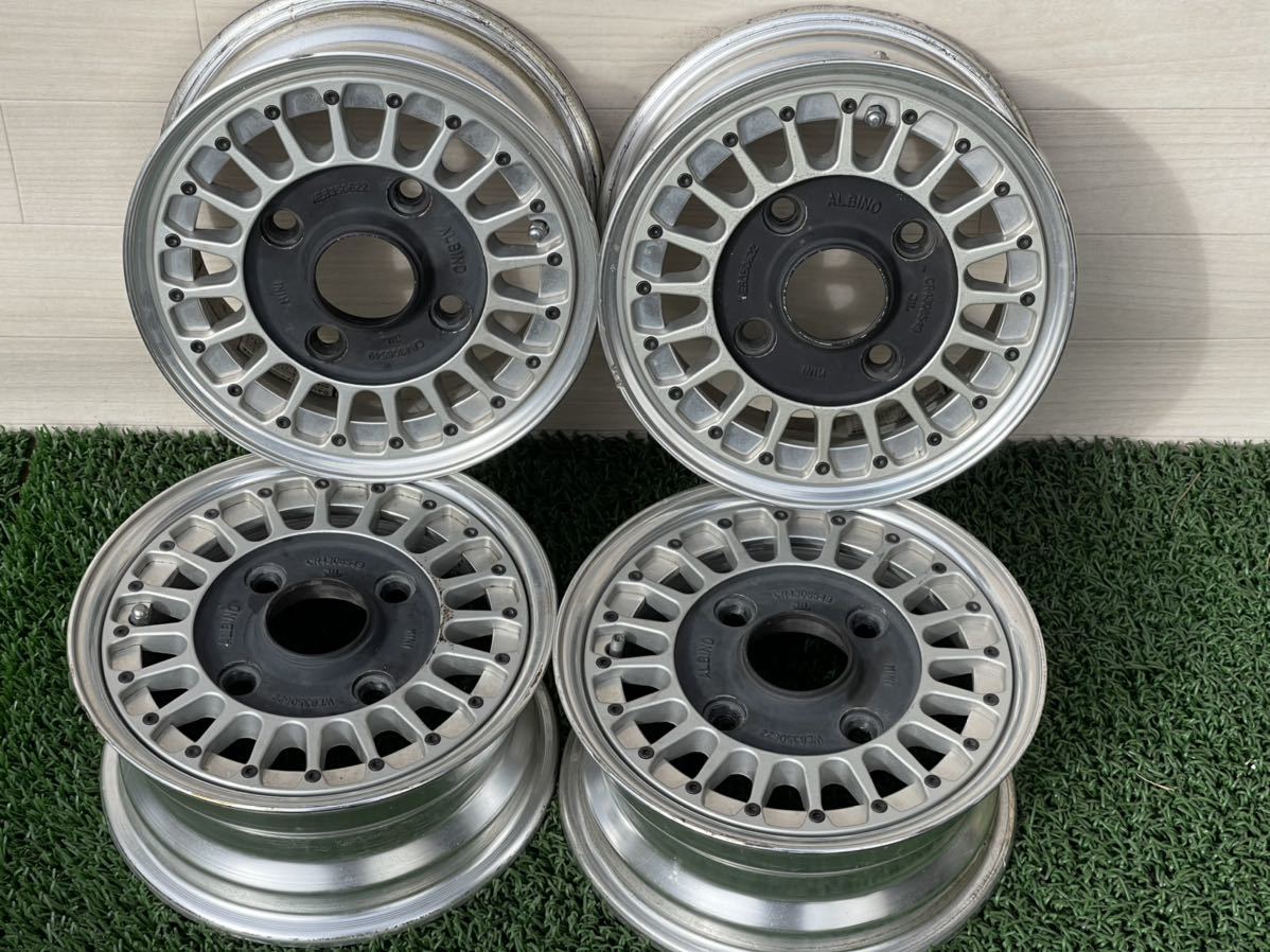 mini 10インチ アルミホイール 純正品 albino we8350622 cr4308549 PCD:110 4穴 希少拍卖