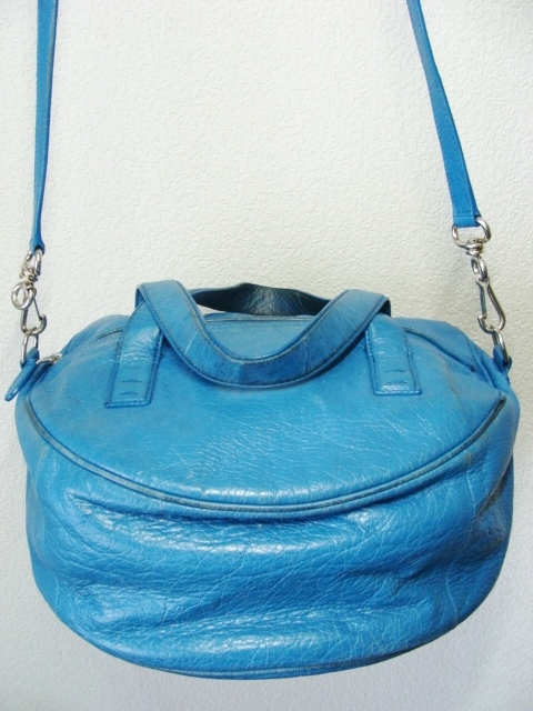BALENCIAGA バレンシアガ ◇ Air Hobo 466844 エア ホーボー ドラム 筒型 2WAY レザー 皮 革 ハンド ショルダー バッグ 鞄拍卖