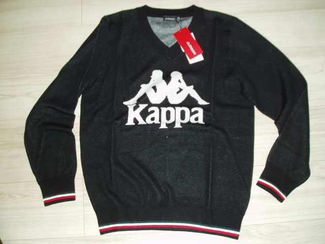 新品★Kappa GOLF のビッグロゴ メンズ のセーター【Mサイズ】15,400円 拍卖