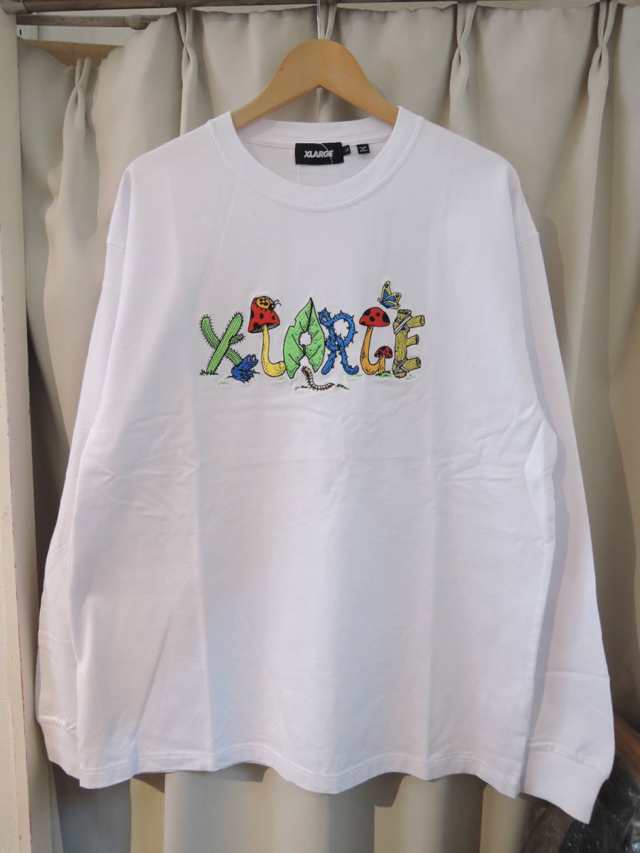 X-LARGE XLARGE エクストララージ TYPE BY NATURE L/S TEE 白 L 人気商品 送料¥230~ 値下げしました!拍卖