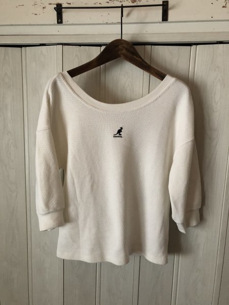 ◆Heather/KANGOL/カンゴール/白のカットソー◆v拍卖