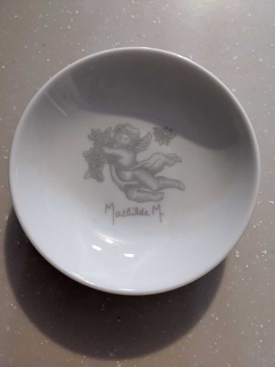 新品★マチルドM★ソープディッシュ★インテリアにも★エンジェルの柄★直径9cm拍卖