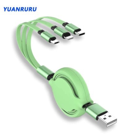 3-in-1携帯電話充電ケーブル,USBケーブル,Android,iPhone,タイプC,多機能,USBドロップ,3データ充電ケーブル拍卖