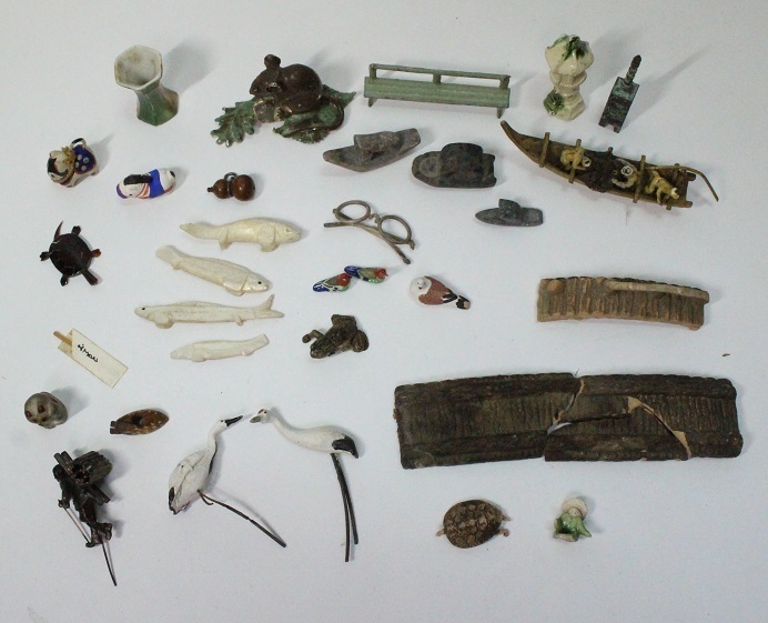 盆石用 ミニチュア等 金属陶器貝製 レターパックプラス可 0504S12r拍卖