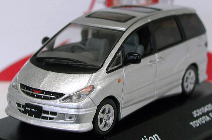 ■即決京商 Jコレクション 1/43【トヨタ エスティマ (シルバーメタリック) JC01042S拍卖