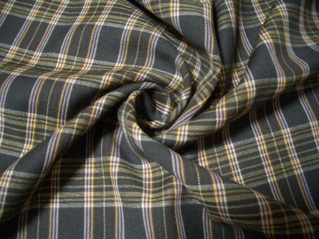 30幅150cm×85cm※チェック※グリーン系※純毛※洋裁※手芸※インテリア※小物作りに※バッグ・雑貨作りに拍卖