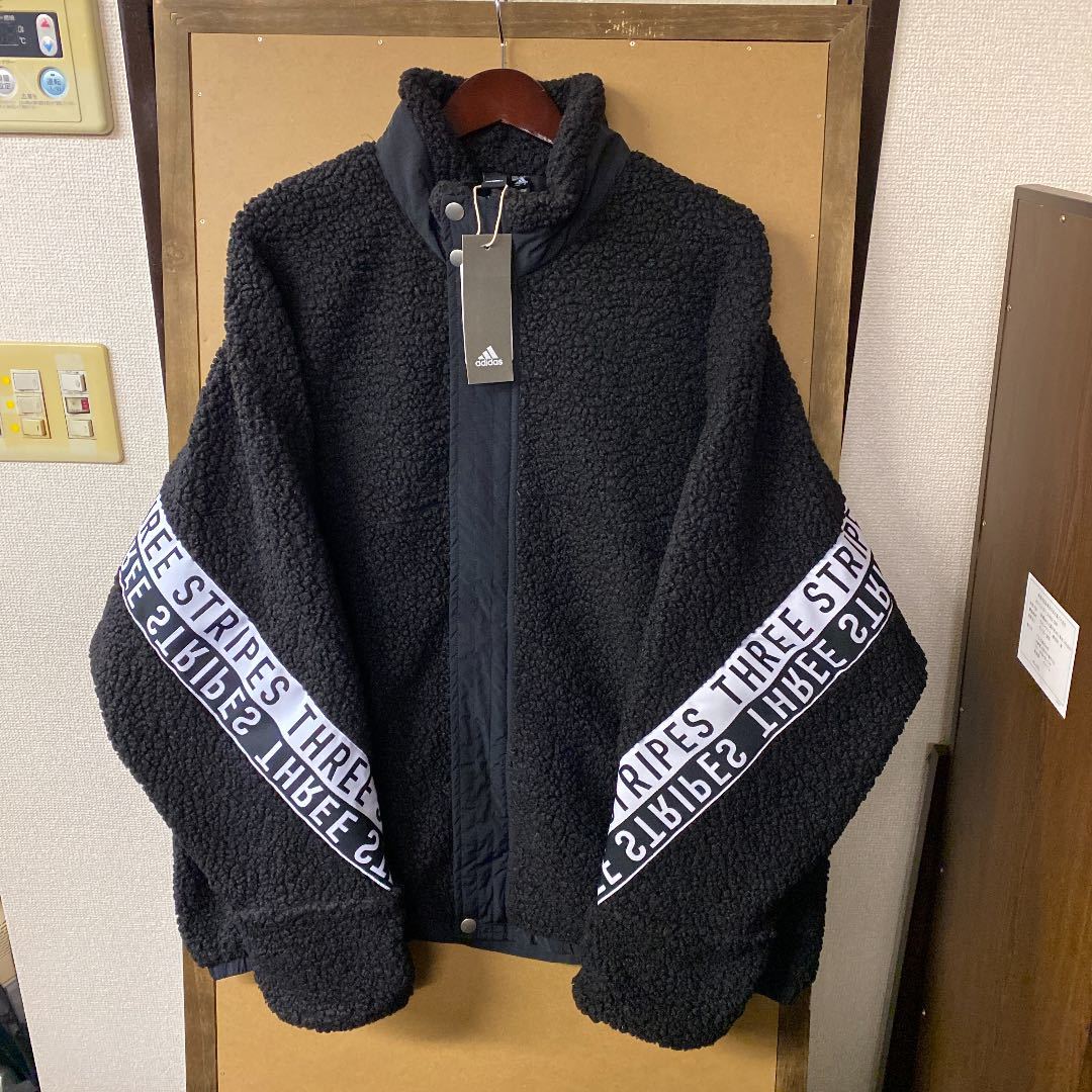 【新品】adidas ビッグサイズ ボアブルゾン 2XLサイズ拍卖