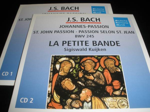 J.S.バッハ ヨハネ受難曲 クイケンプレガルディエン ヤーコプス ラ・プティット・バンド BWV 245 2CD ドイツ・ハルモニア・ムンディ DHM拍卖