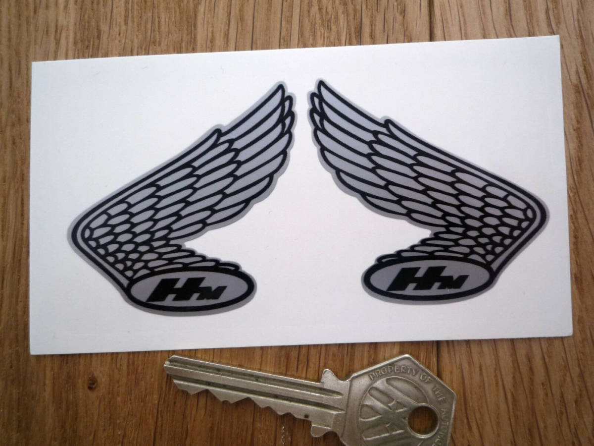 海外 限定品 送料込み HONDA CLASSIC WING STICKER DECAL ウィング ステッカー シール デカール 2枚セット 50mm ステッカー拍卖