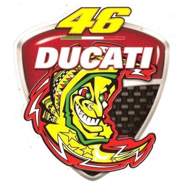 海外 限定品 送料込み バレンティーノ・ロッシ ドゥカティ 46 ROSSI DUCATI 150mm ステッカー拍卖