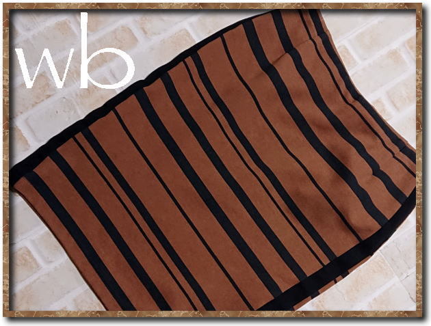 美品!!☆wb ダブルビー プリントカットスカート モガ☆1拍卖