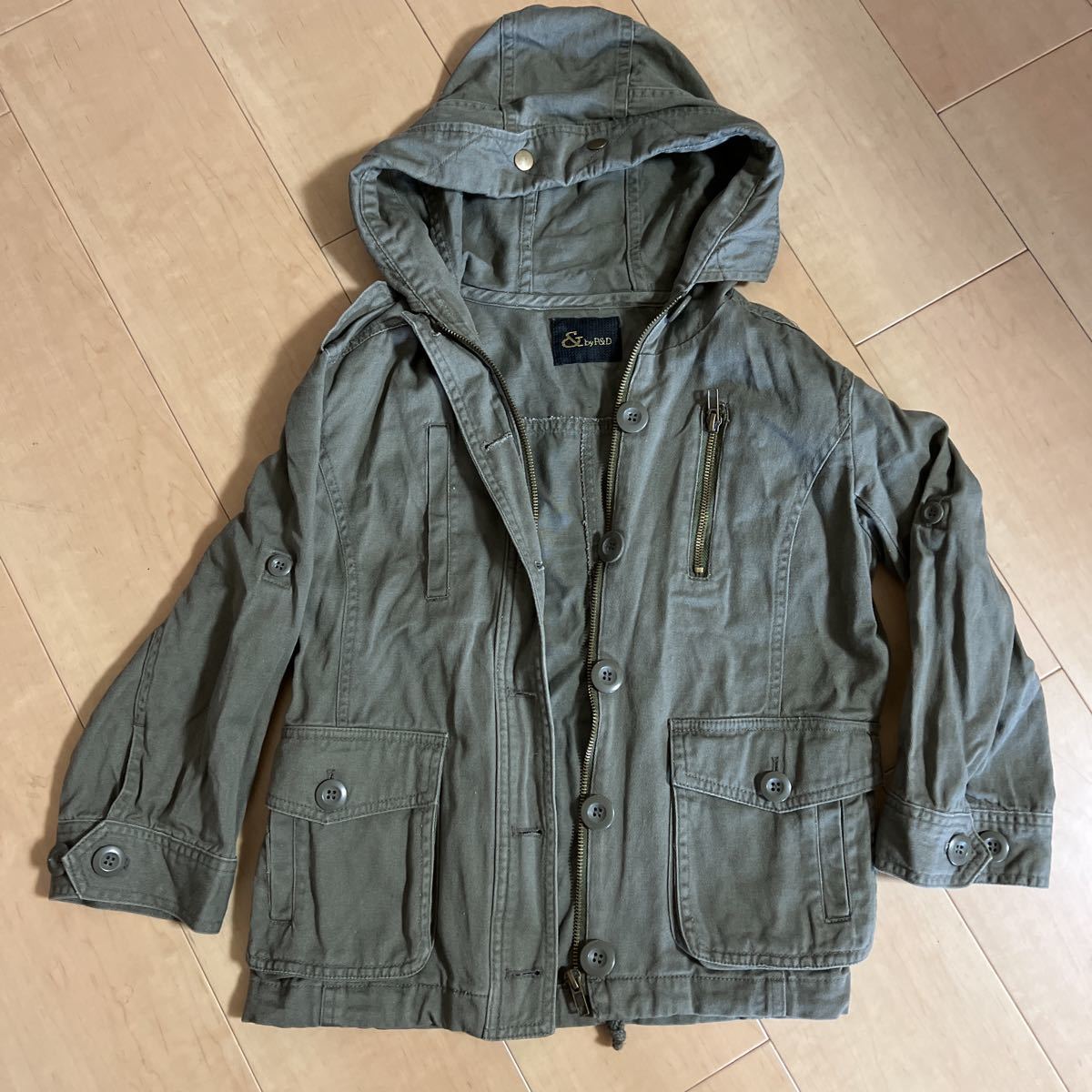 & by P&D フード付きブルゾン コート拍卖