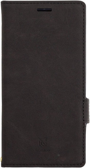 Natural design Xperia XZ2 手帳型 ケース (5.7インチ) ブラック 上質PUレザー Style Natural Black XZ2-VS03 ハンドストラップ拍卖