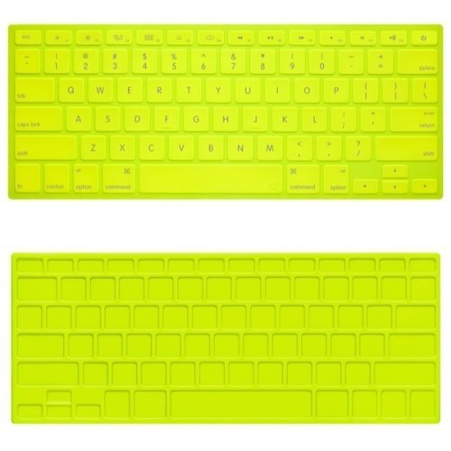 送料無料★キーボードカバー MacBook Air 13 ライム シリコン拍卖