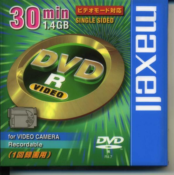 送料無料★maxell DVDカメラ 8cm DVD-R 30分 キャディタイプ 1枚拍卖