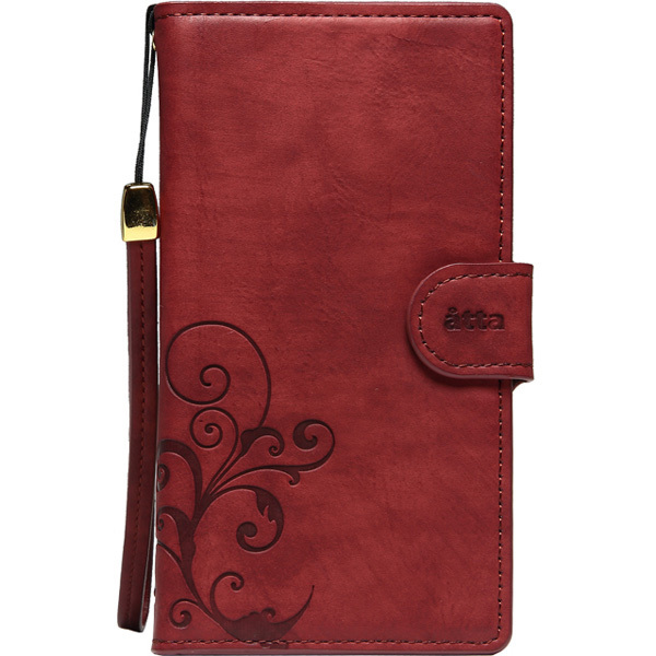 Natural Design マルチタイプ 手帳型 ケース ワインレッド 約74x147x9mm寸法 各機種に対応 Xperia Z/Z2/Z3/Z3Compact/Z4拍卖