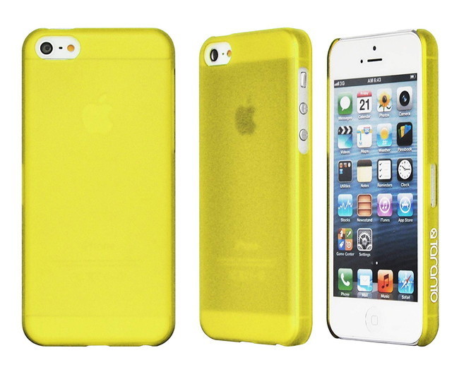 Taranto iPhone5C対応ケース Slim YEL イエロー ポリカーボネート素材 TR-A0555-YEL拍卖
